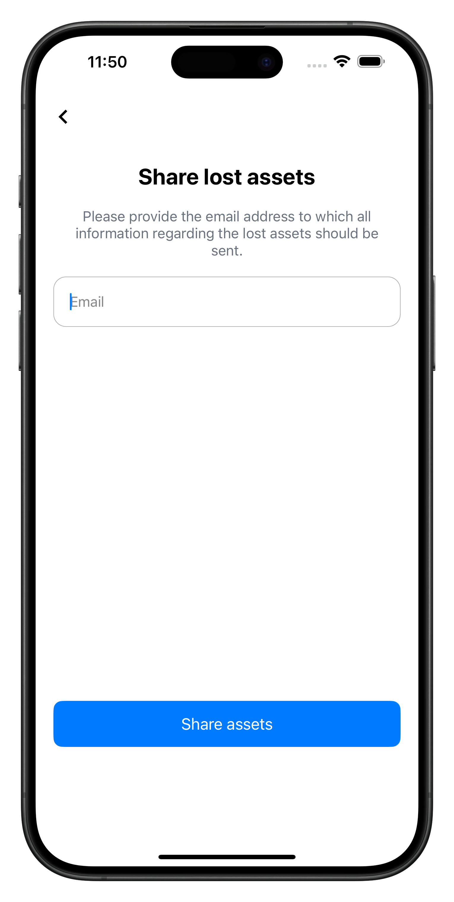Manage your asset details